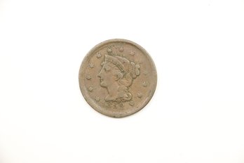 1852 Large Cent Penny Coin