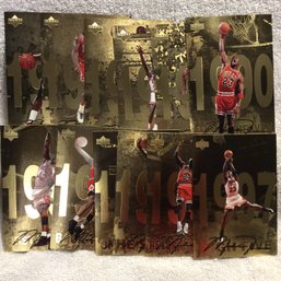 Set Of (12) 1998 Upper Deck Jumbo Michael Jordan Cards - M