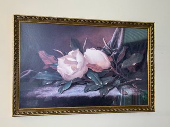 Large Magnolia Flower Still Life Framed Print