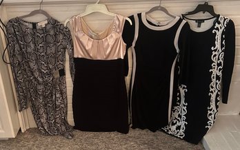 4 Designer Womens Dresses