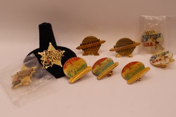 Vintage Gold Tone Disney Pins (9)