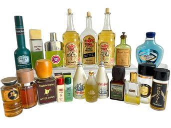 A Sensory Stroll Down Memory Lane! Collection Of Men's Vintage Colognes & After Shaves