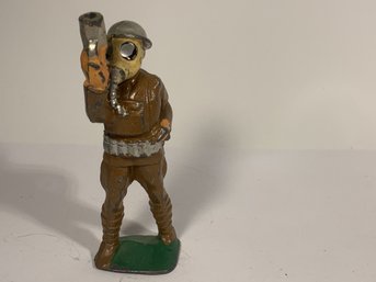 Lead, Iron Or Plastic Vintage Soldier Or Model