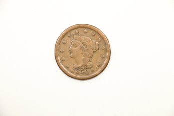 1850 Large Cent Penny Coin