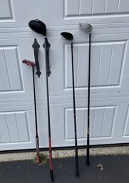 Group Of Golf Clubs