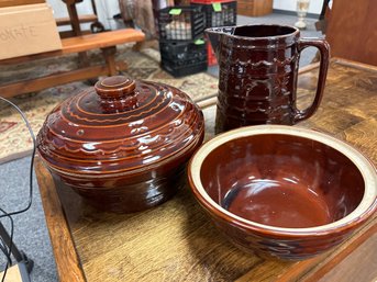 3 Pc. Mar Crest Brown Ovenware