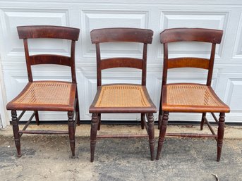 Set Of 3 Antique Chairs