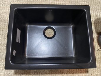 Rohl Allia 24' Undermount Single Basin Fireclay Kitchen Sink