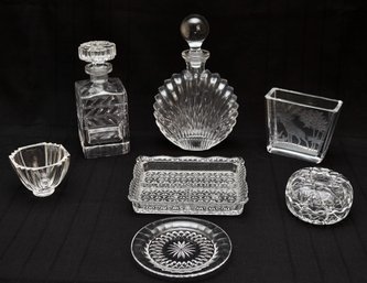 Crystal Assorted Items With Markings - Strombergshyttan, Villeroy & Boch Platano, Kosta Boda & More