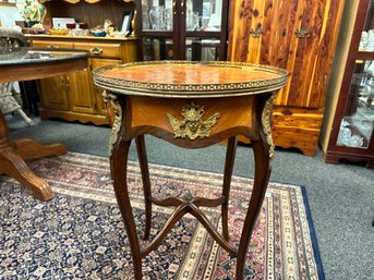 Decorative Vintage  French Table With Single Drawer