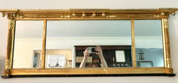 Vintage Gilt Frame Carved Mantel Mirror