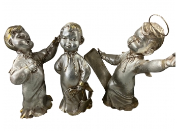 Christmas Figurines- Singing Angels- Set Of 3