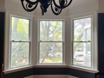 An Andersen Thermopane Bow Window Set - 3 Windows - 2 Of 3