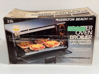 Retro NOS Hamilton Beach, Scovill Toaster Oven /broiler In Original Box