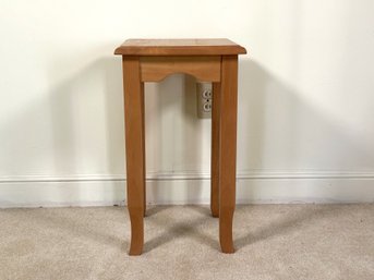 A Petite Side Table In Solid Wood