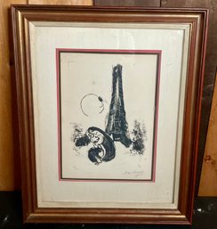 MARK CHAGALL 'Mere ENFANTE' Signed And Dated Lithograph