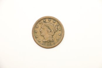 1848 Large Cent Penny Coin