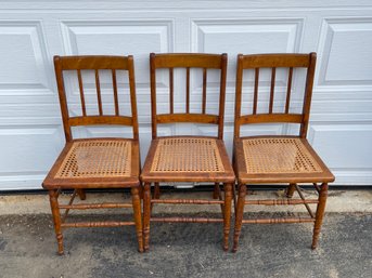Group Of 3 Antique Chairs