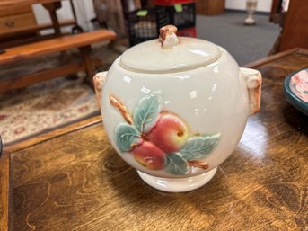 Vintage Apple Cookie Jar By R R P Co. Roseville Ohio