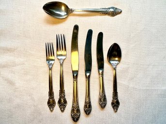 Unusual Set Of Vintage Soviet Union Silverware (37 Pcs)