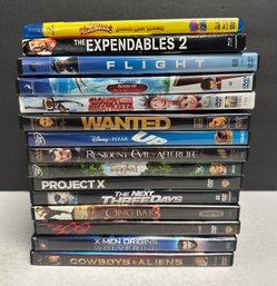 15 DVD Movies - Madagascar3, The Expendables2, Flight, Book Of Dragons, Cloudy Meatballs, Wanted. KD/c3