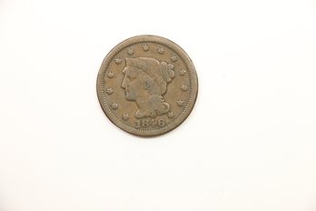 1846 Large Cent Penny Coin