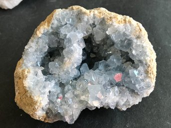 Celestine Geode,  2LB 2 Oz, 5 1/2 Inch By 4 1/2 Inch