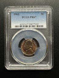 1963 PCGS PR67 Nickel