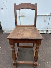 Antique Wooden Kitchen Chair
