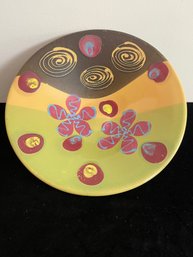 Lasser Ceramics Marigold Poppy Pattern Serving Bowl