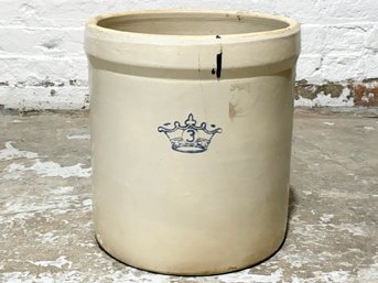 An Antique Three Gallon Crock