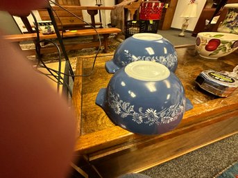 2 Vintage Cinderella Bowls In Blue