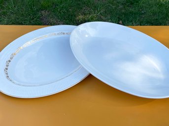 Vintage Oval Ceramic Serving Platters - Doulton And More