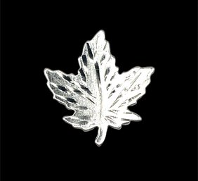 Sterling Silver Designer BMCO Leaf Brooch/pin