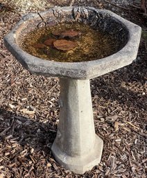 One Piece Bird Bath