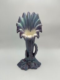 Large Vintage Royal Haeger Lily Vase In Blues/Purple - Great Color