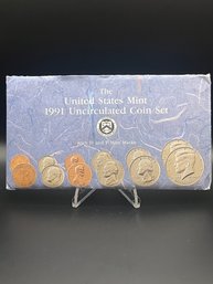 Beautiful 1991 Denver And Philadelphia United States Mint Uncirculated Coin Set