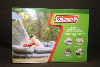 New In Sealed Box Coleman 5 In 1 Quick Bed King Or Twin Size Comvertible Airbed