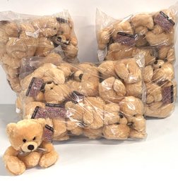 Adorable Linzy Toys Classic Teddy And Three ( NOS) Bags Of 12 Each Totaling 36