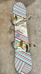 Burton Feather 44 Snowboard ~ Drake Priscilla Levac Bindings ~