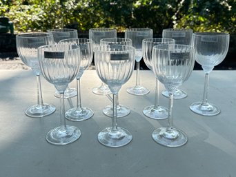 Brand New Villeroy & Boch Laguna Crystal Claret Wine Glass Set Of 6 Medium & 6 Large In Original Box. GAR