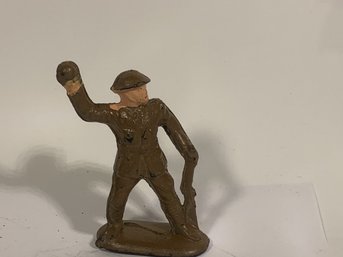 Lead, Iron Or Plastic Vintage Soldier Or Model