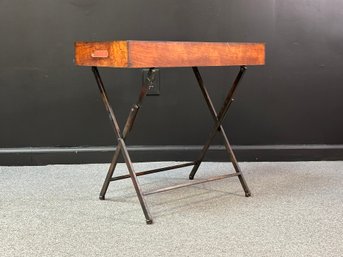 A Contemporary Folding Tray Stand