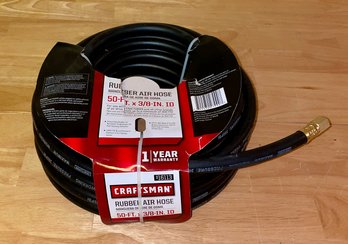 Craftsman 50 Foot Rubber Air Hose 3/8 Inch - New In Box