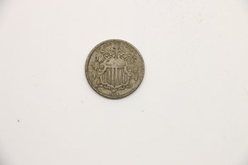 1866 Shield Nickel Coin