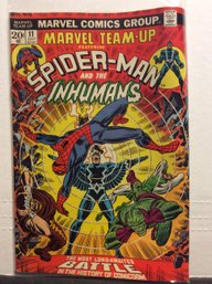 July 1973 Marvel Team Ups Spider-Man And The Inhumans #11 - M