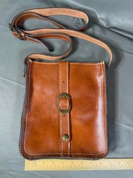 Patricia Nash Tan Leather Crossbody Purse