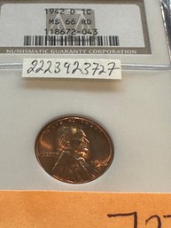 Lincoln Reverse Wheat  (1909-1958)  1942 D  1 C  MS66RD