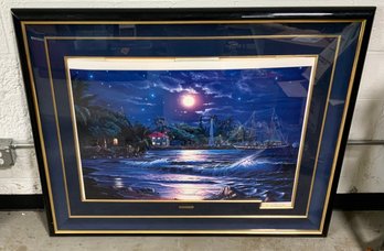 Gorgeous Framed Signed Print By Christian Lassen ~ Lahaina Starlight ~