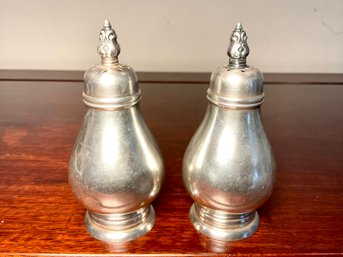 International Sterling Royal Danish Salt & Pepper Shakers